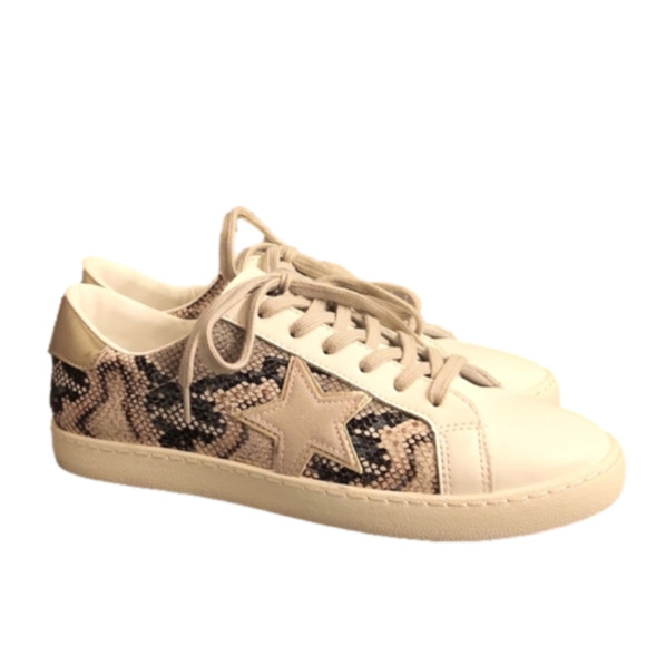 Vintage Havana Shoes - Womens Vintage Havana Gold Multi Bianca Snake Sneaker size 9.5